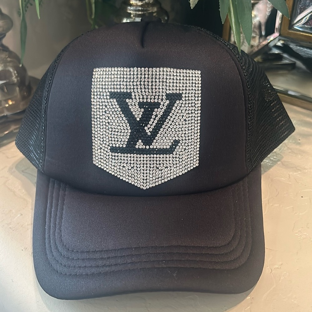LV Vuitton black hat